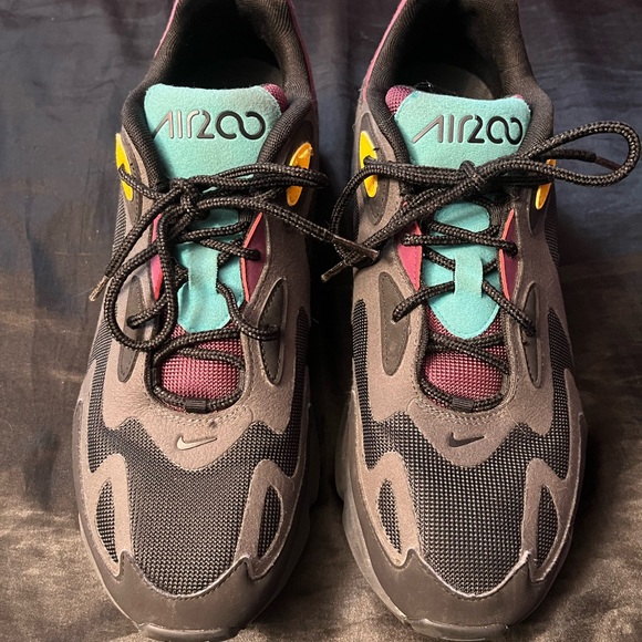 Nike air max 200 Black Bordeaux size 10 - Picture 2 of 6